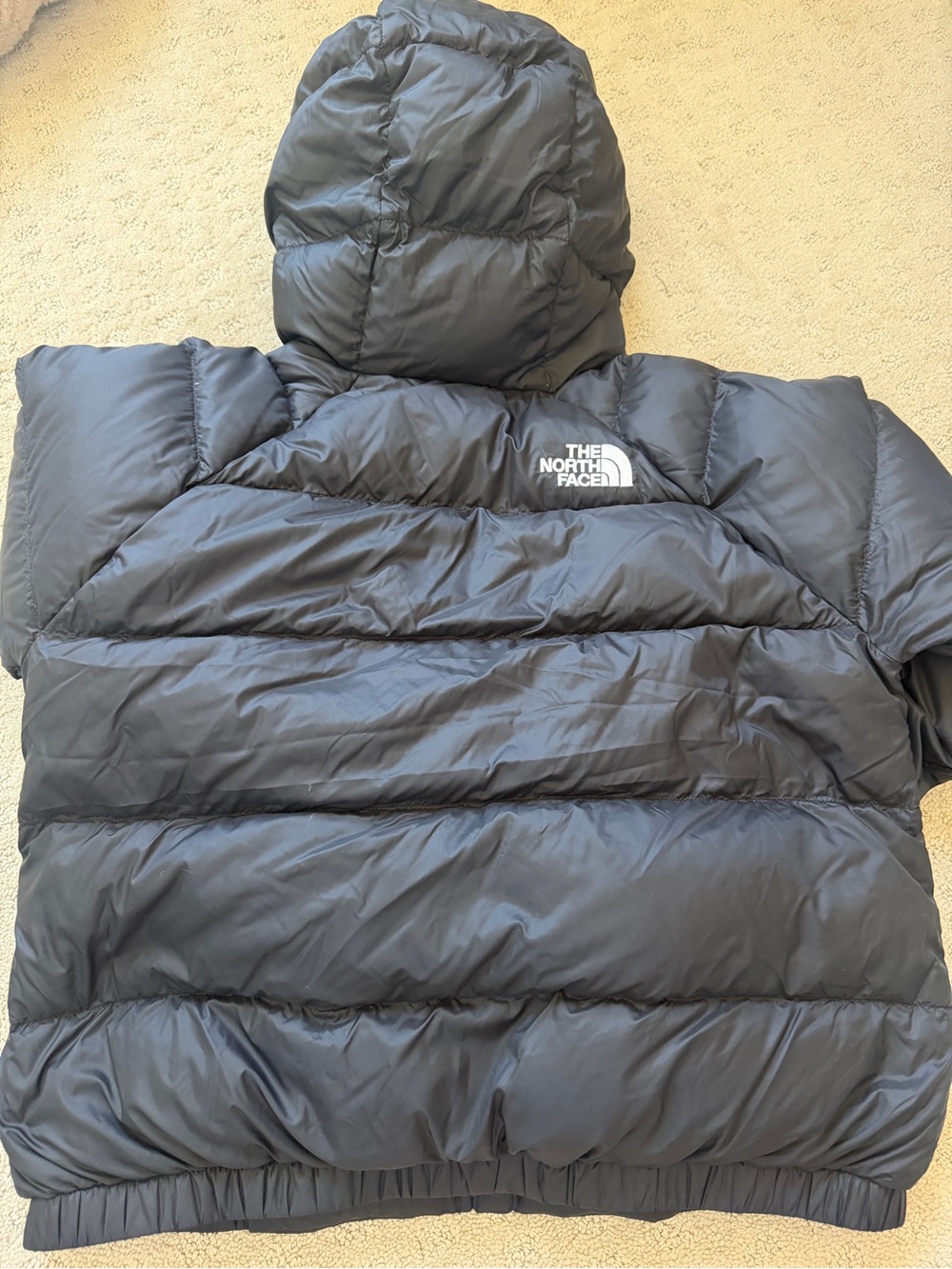 The North Face Womens Hydrenalite Down Hooded Black Puffer Jacket - Picture 3 of 8